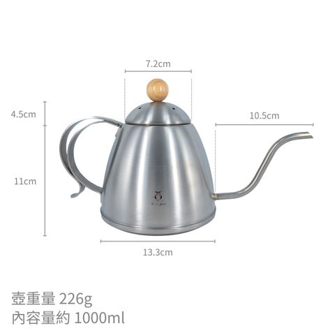 1585頂級純鈦壺 尺寸圖