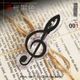 Treble Clef Black