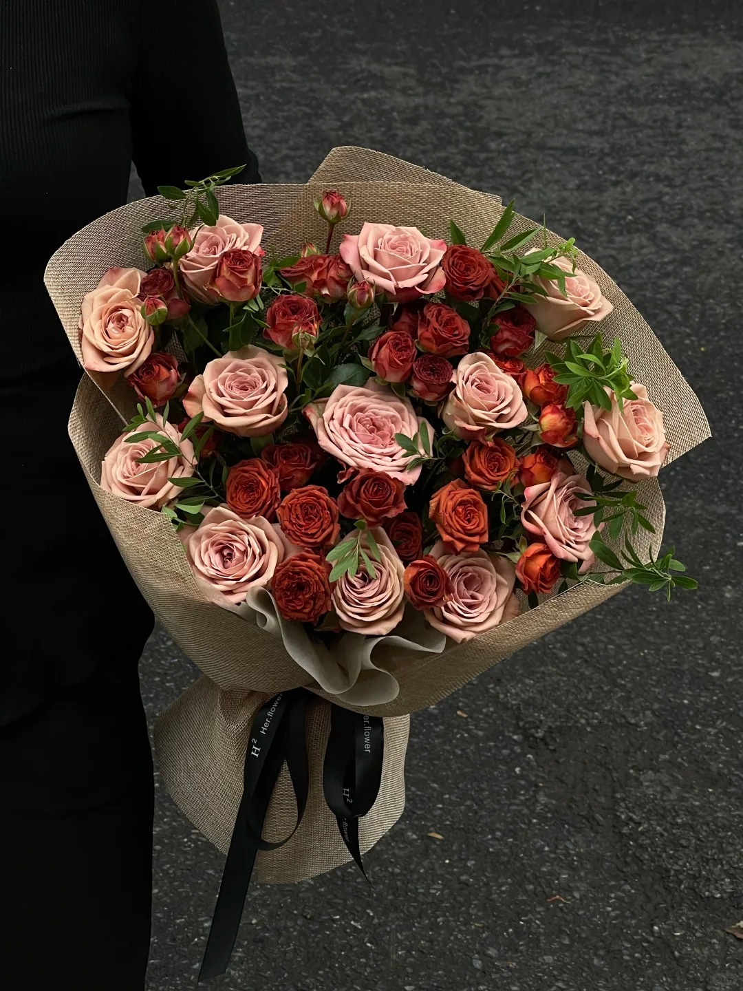 冬天有焦糖色的浪漫卡布奇诺&巧克力泡泡_1_H2 Her flower_来自小红书网页版