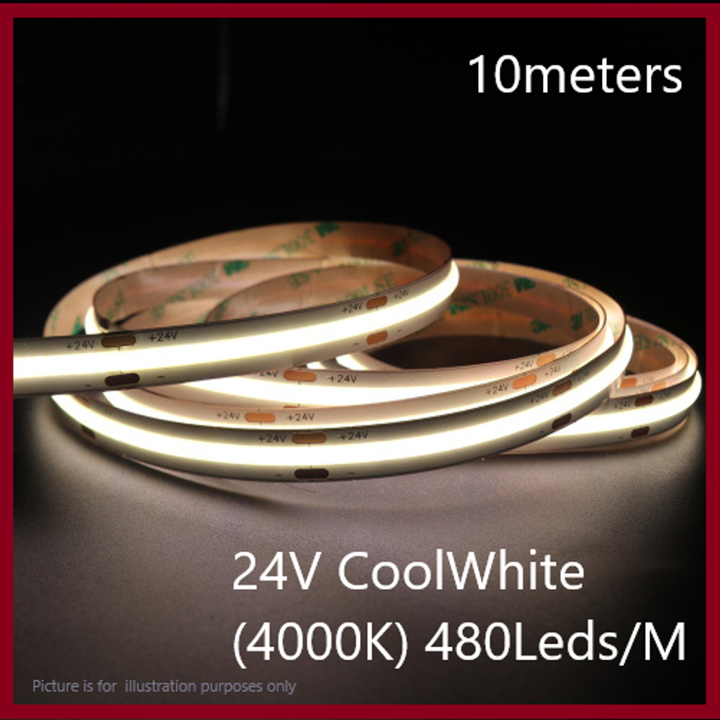 24v-10m coolwhite - 480leds