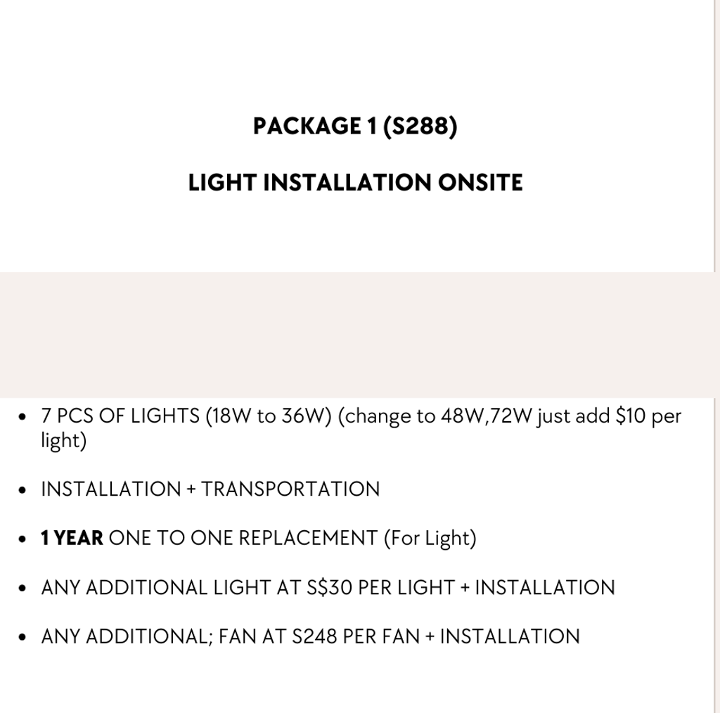 lights only