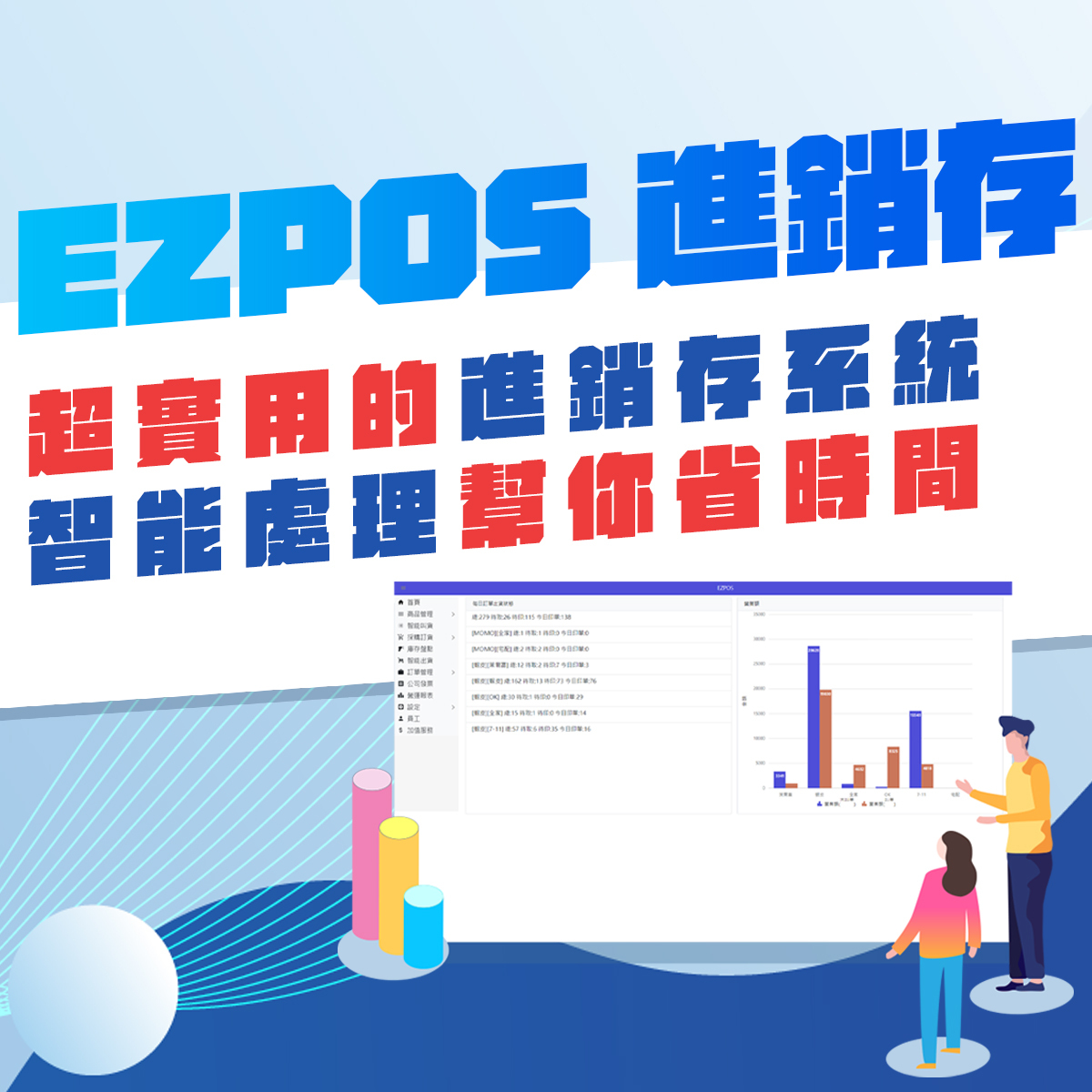 EZPOS進銷存_方形圖