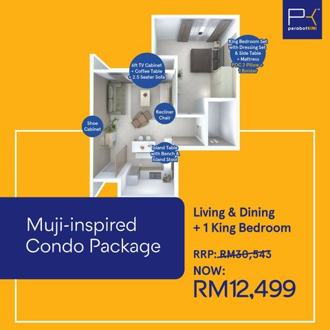 Condo Package Program Muji-inspired Condo Package (PKG-14-Full-House) – PerabotKINI