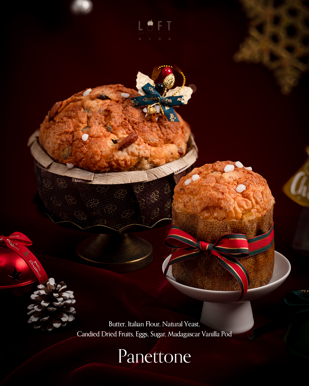 哀居直式發文_聖誕節水果麵包2