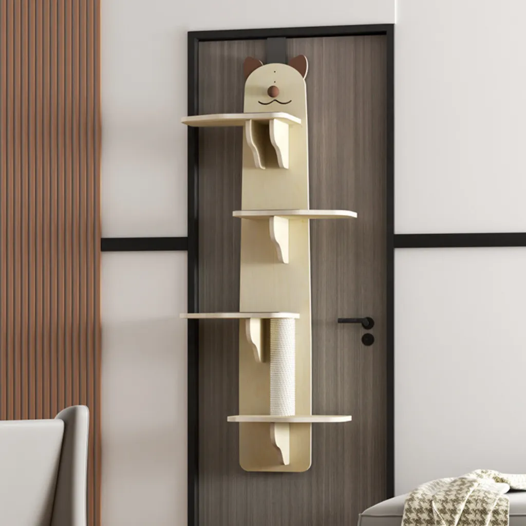 複合式貓跳台，將貓跳台與家具結合一起。