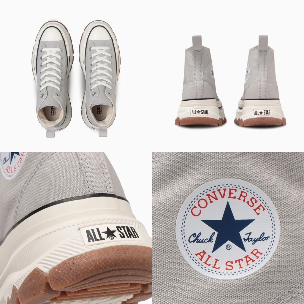 Converse ALL STAR TREKWAVE OX 灰色 焦糖底 高筒/低筒
