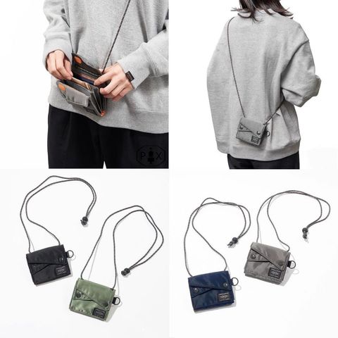 希少✨PX TANKER SLING PURSE ポーター　シルバーグレー　人気 希少✨PX TANKER SLING PURSE ポーター シルバーグレー 人気