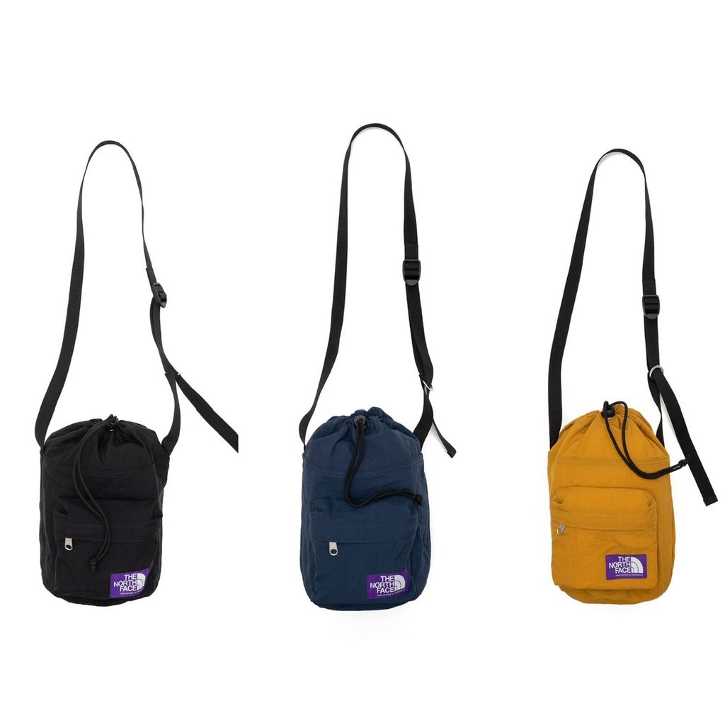 [現貨] THE NORTH FACE CORDURA Ripstop Shoulder Bag 側背小包 紫標 (黑/黃/深藍)