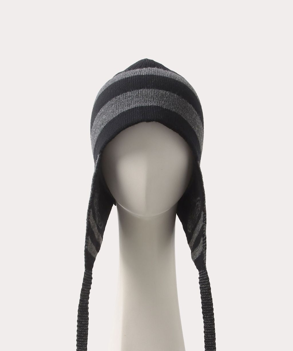 [預購] Vivienne Westwood 羊毛遮耳飛行毛帽 真一帽
