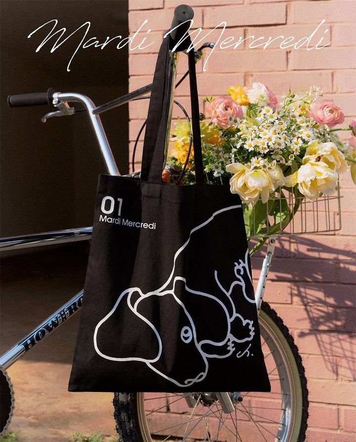 CANVAS BAG DDANJI CH01_BLACK WHITE