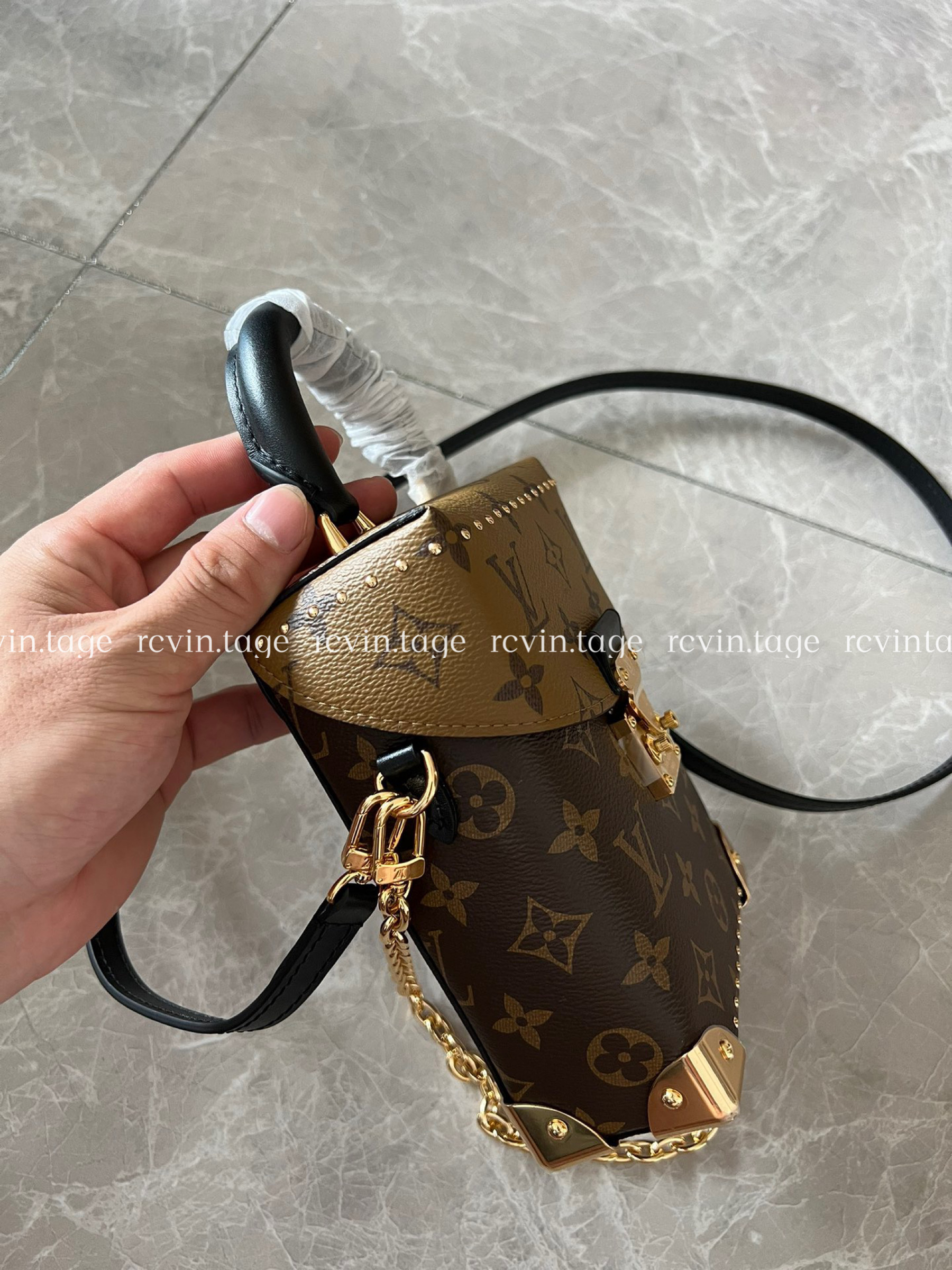 Replica Louis Vuitton M42999 Camera Box Crossbody Bag Monogram Canvas For  Sale