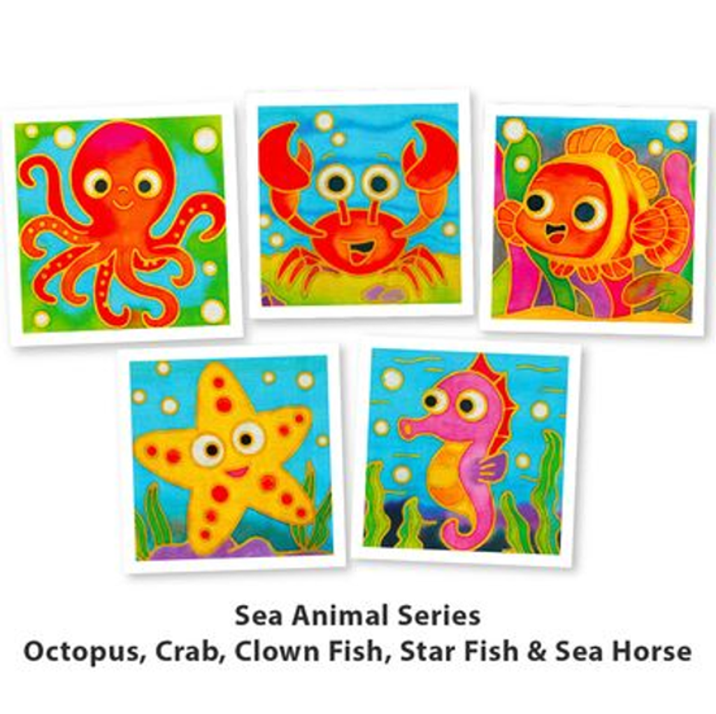 mini batik - sea animal