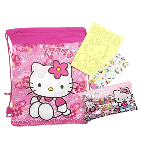 drawstring - kitty