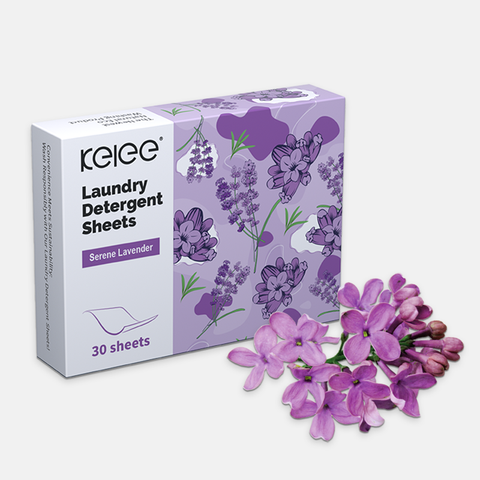 KELEE-Household-Cleaning-Laundry-Detergent-Sheets-Eco-Friendly-Hypoallergenic-Lavender-Laundry-Detergent-Sheets