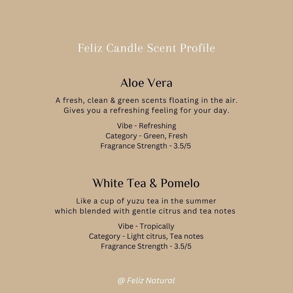 Feliz Candle Scent Profile