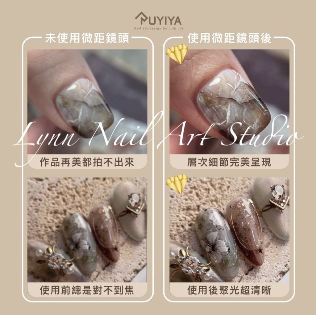 RUYIYA 大師級專業超微鏡頭  光學結構：5片4組，低色散光學玻璃