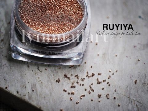 0.6mm超激細迷你❤️玫瑰金珠 :超激細迷你玫瑰金珠: 迷你珠珠 美甲飾品 美甲材料 鋯石、金屬素材 :RUYIYA璐意雅專業美甲教學及耗材販售