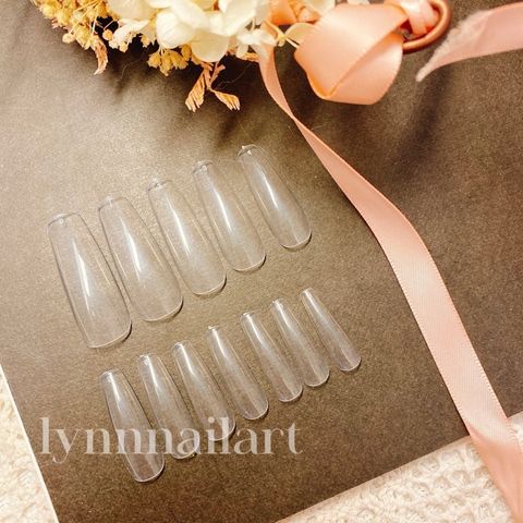 【梯形甲片】 一包600片 超美甲片  歐美風  長平頭甲片 透明甲片  平頭   歐美時尚