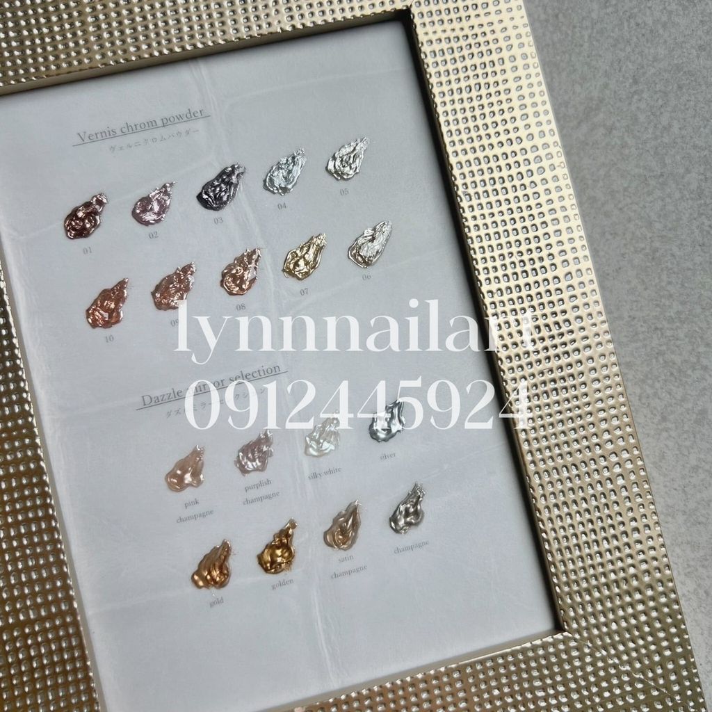 Vernis chrom powder 10色SET NOVEL淺白金色系❤️現貨