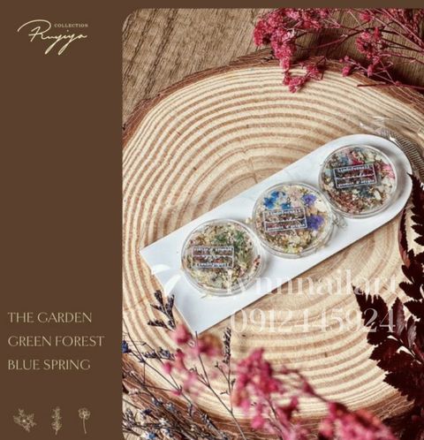 美甲乾燥花裝飾4入組 (小花隨機一款)