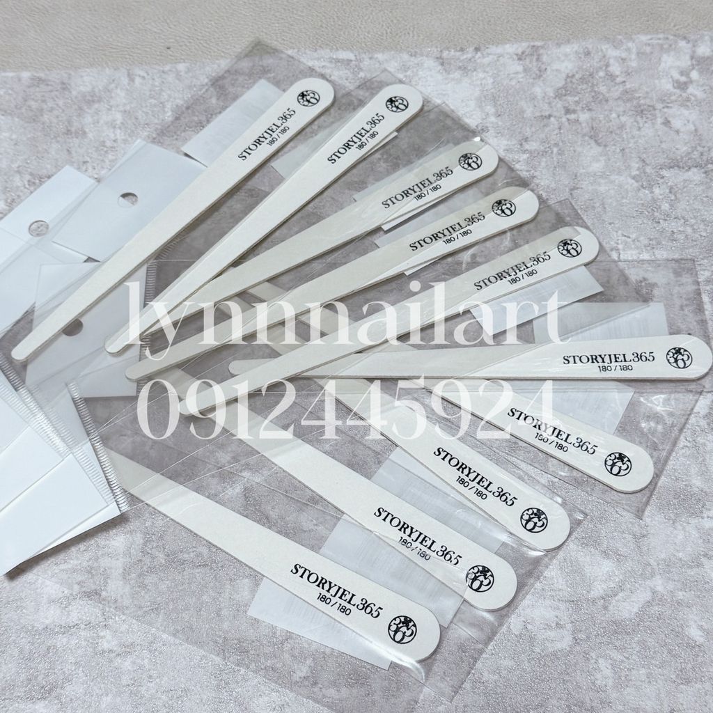 【真甲磨棒180:180】薄版白色真甲磨棒【STORYJEL365】日本STORY365 日本美甲