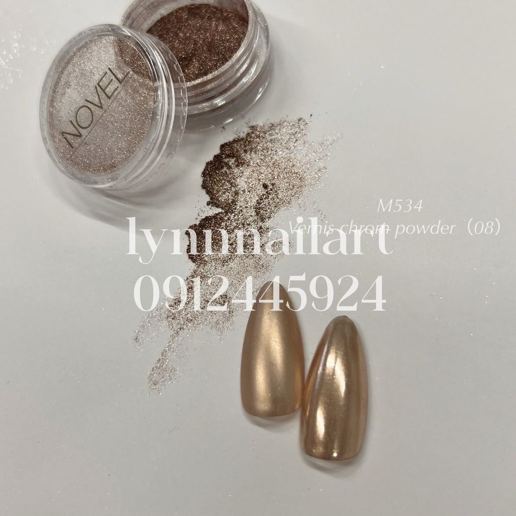 08.Vernis chrom powder 10色SET NOVEL淺白金色系❤️現貨