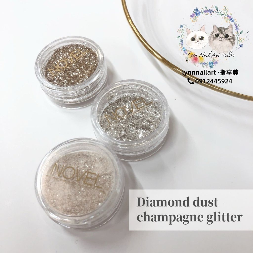 G127 Diamond dust champagne glitter