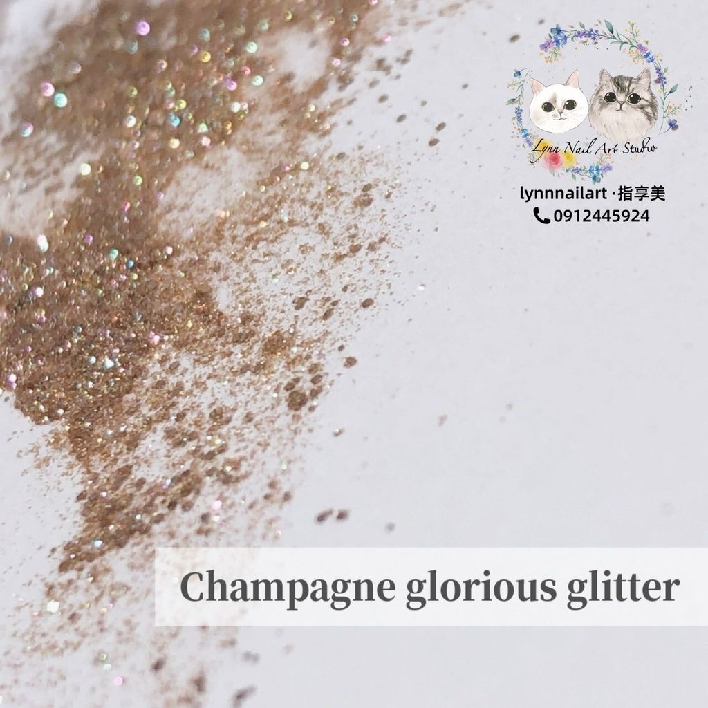 G125 Champagne glorious glitter 3