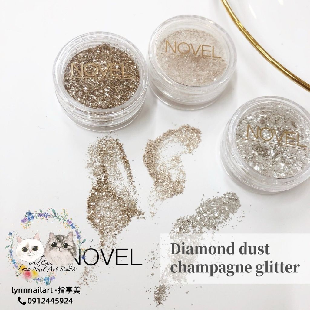 G127 Diamond dust champagne glitter 6
