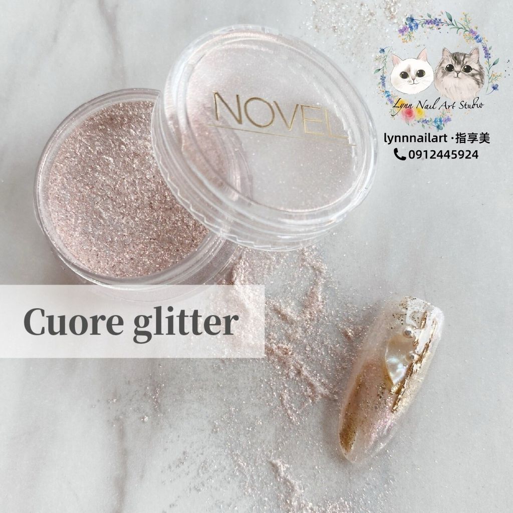 G143 Cuore glitter 2
