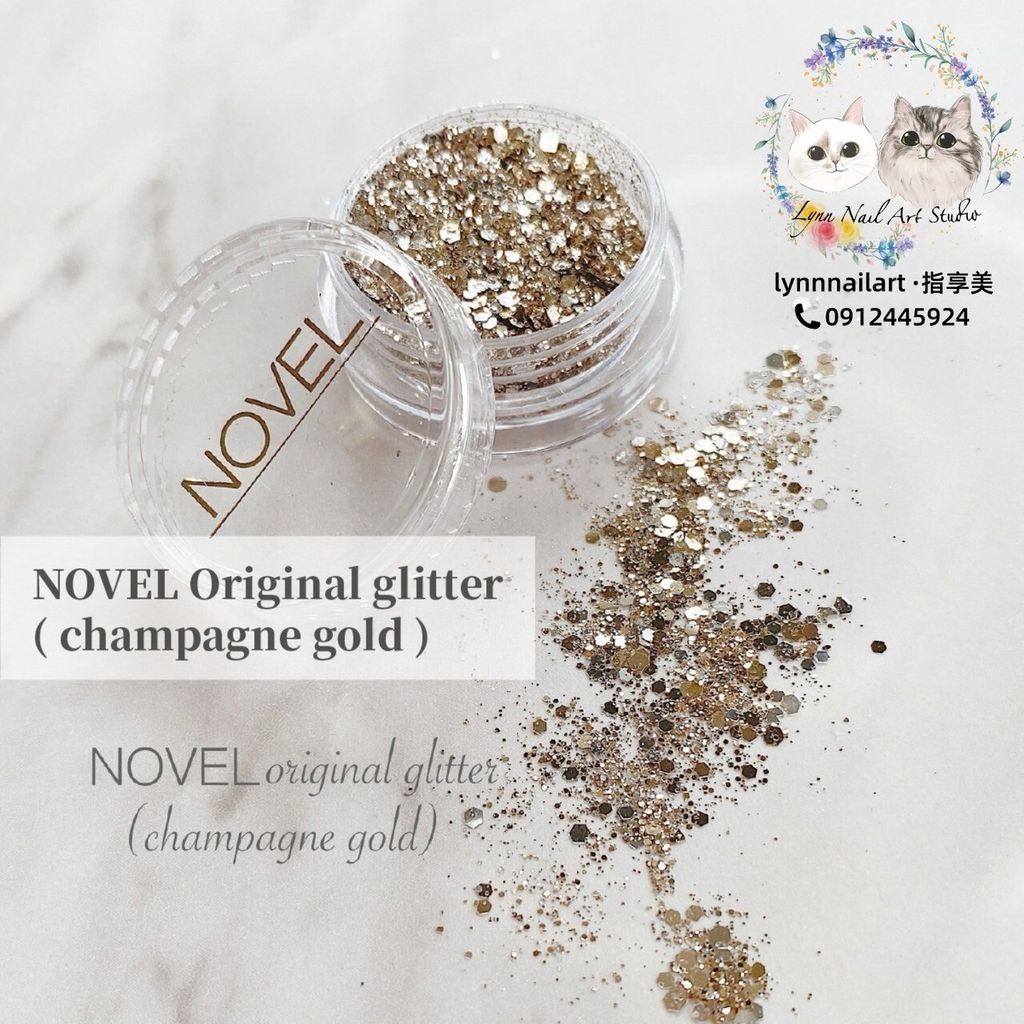 G145 NOVEL Original glitter(champagne gold)
