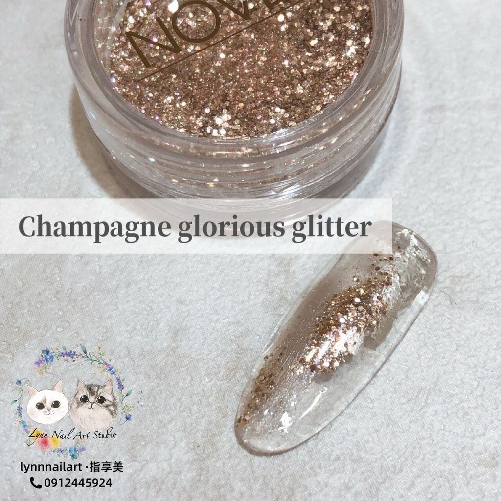 G125 Champagne glorious glitter 4