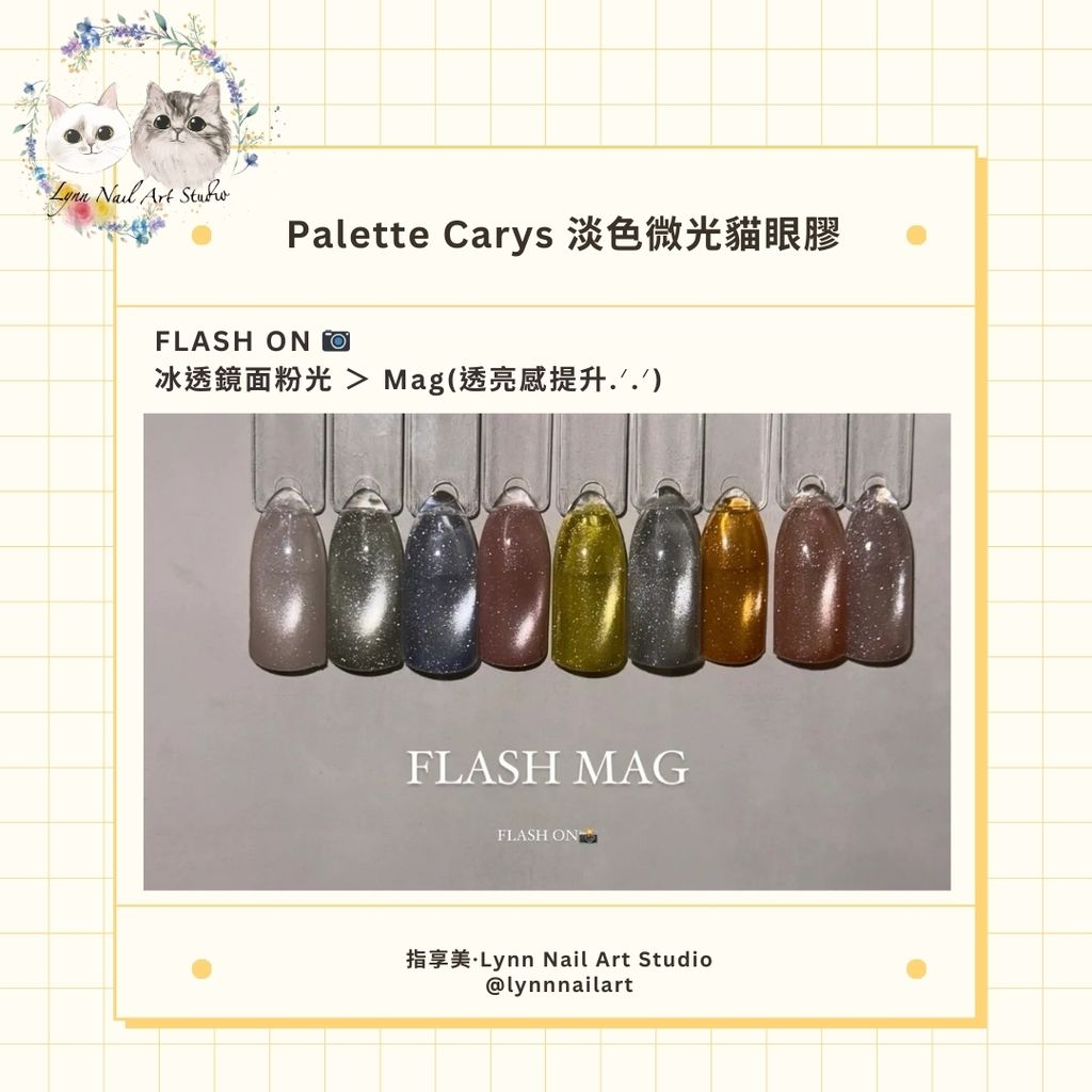 淡色微光貓眼膠 】【Palett