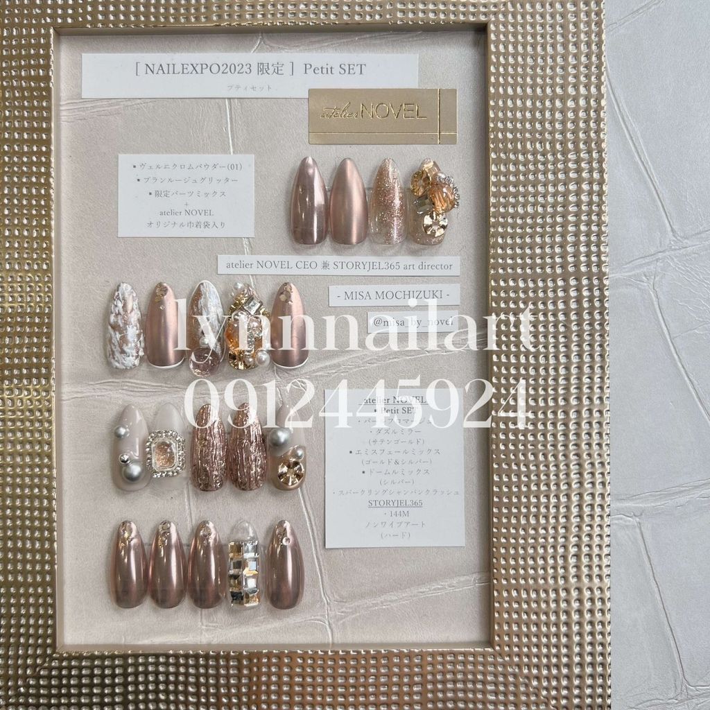 :Vernis chrom powder 10色SET NOVEL