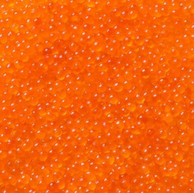 KAVIARI Orange Tobiko (Flying Fish Roe) inside