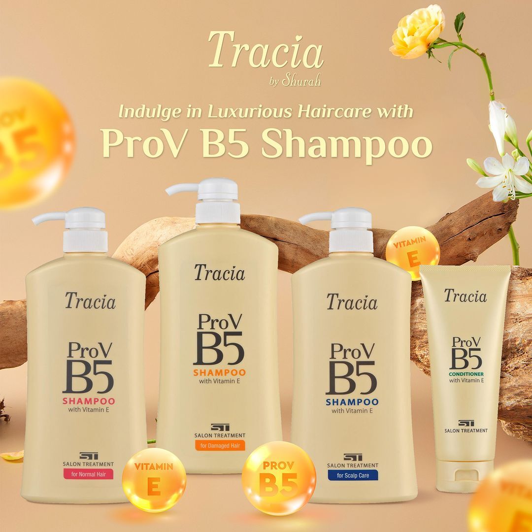 Tracia Pro Vitamin B5 720ml - Colored/Damaged Hair – Jetaine Corporation  Sdn Bhd