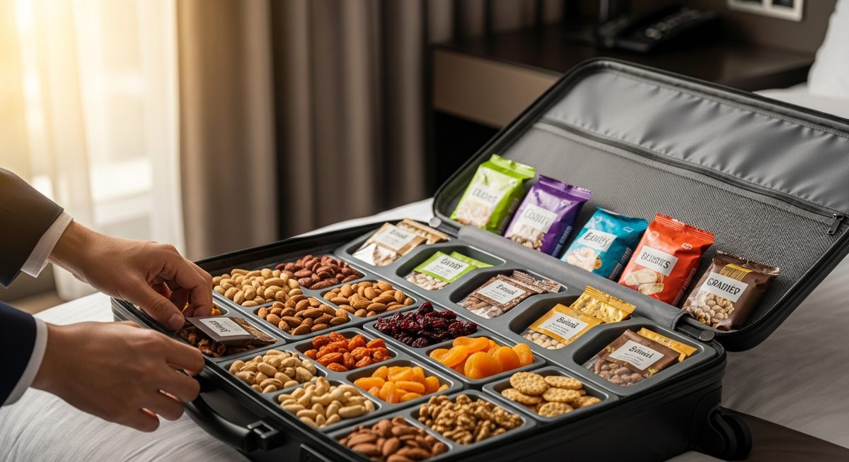 出差行李箱的零食清單：加班熬夜吃什麼才不會後悔？