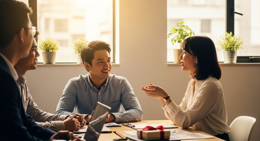辦公室送禮的微妙平衡：既要有心意，又不能太突兀