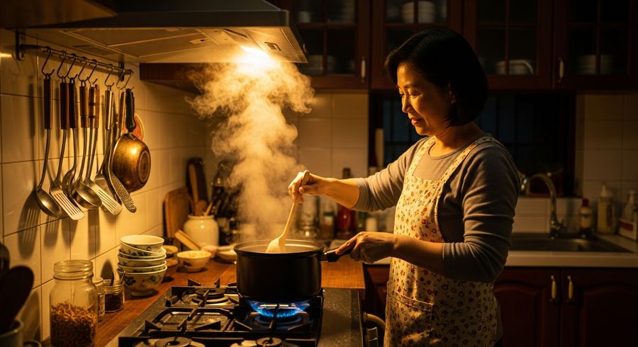 那些深夜熬粥的溫柔時光