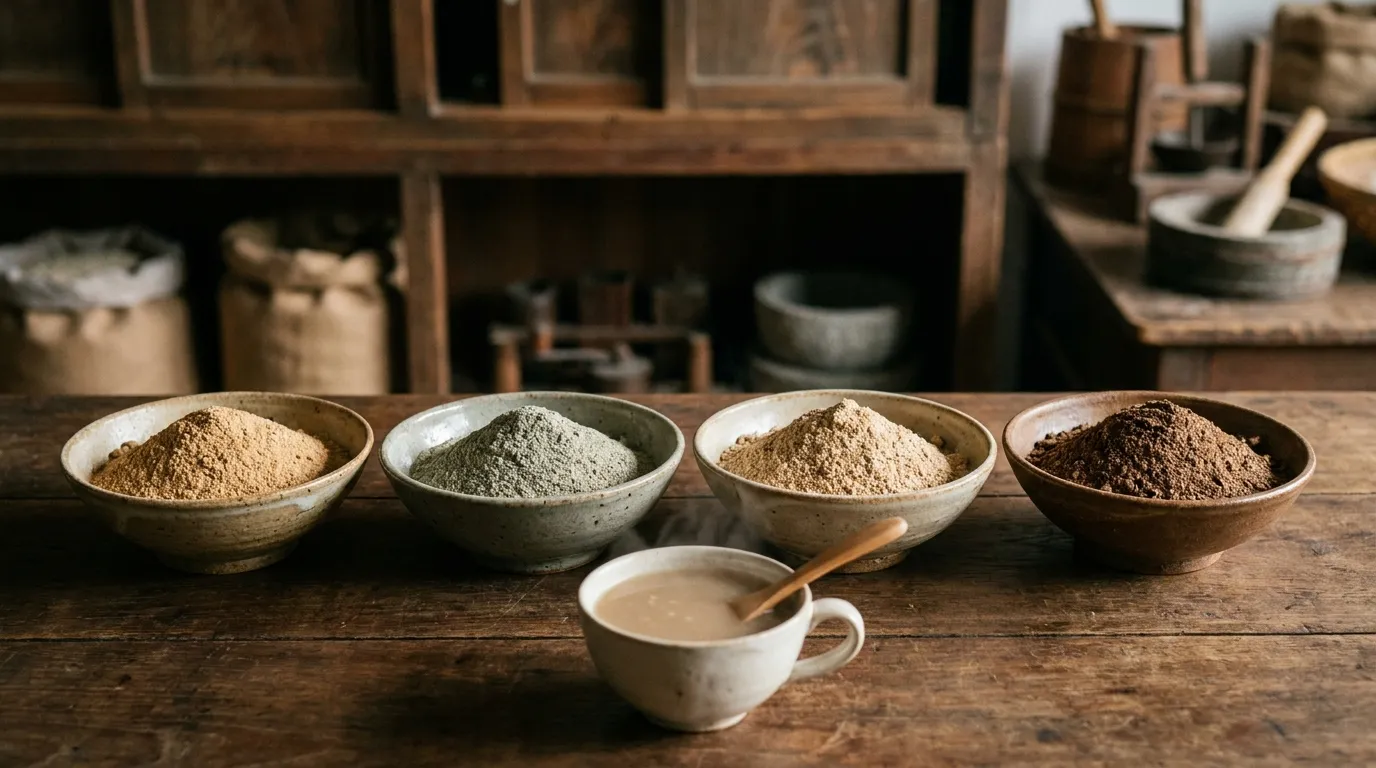 麵茶、擂茶、糙米麩與多穀粉差在哪？看成分、甜度、口感與沖泡方式