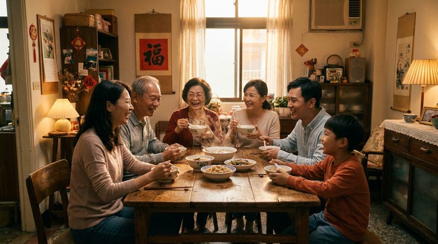 陪爸媽吃的養生粥，喝的是一份心意