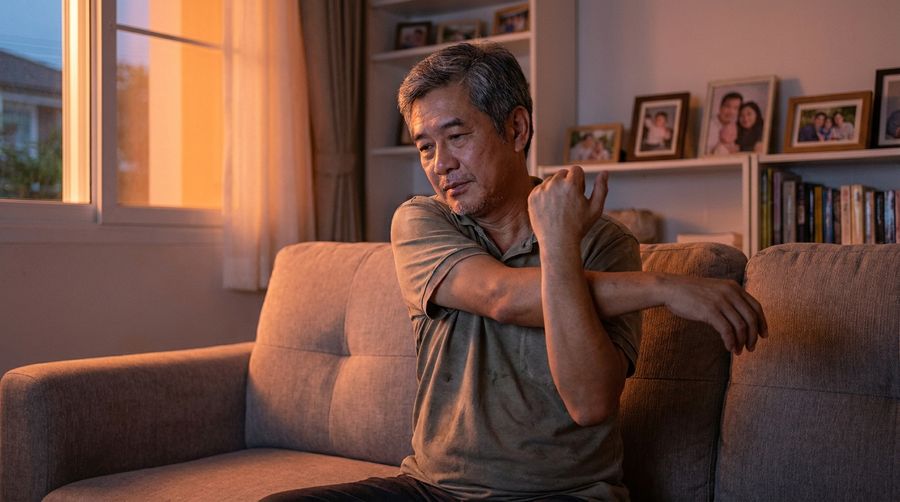爸爸總說「我很好」，其實他也會累