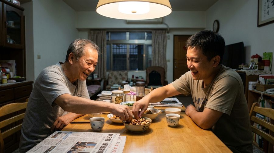 一把堅果，勝過千言萬語的叮嚀