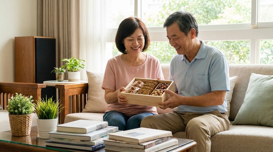 送老公之外，也想到公婆的那份