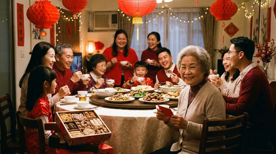 過年圍爐，禮盒裡裝的不只是食物