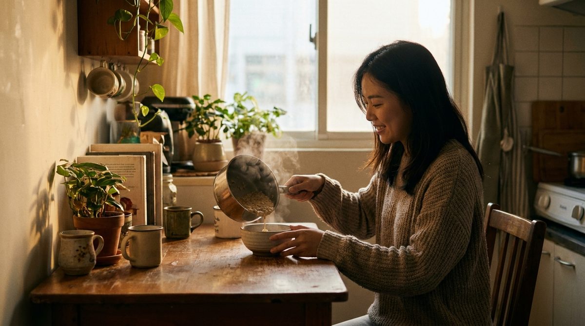 面試前的那杯燕麥：純素早餐沖泡穀物粉的安心提案
