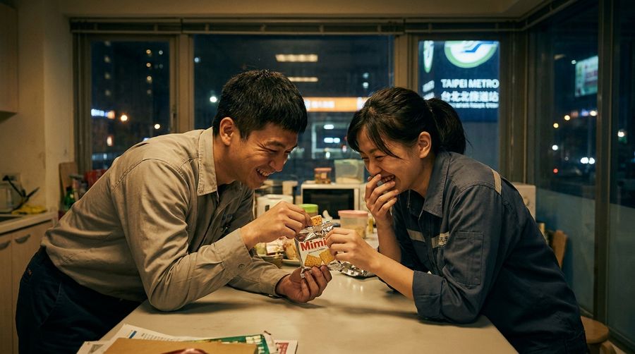 同事之間，一句「你也吃一點」的溫暖