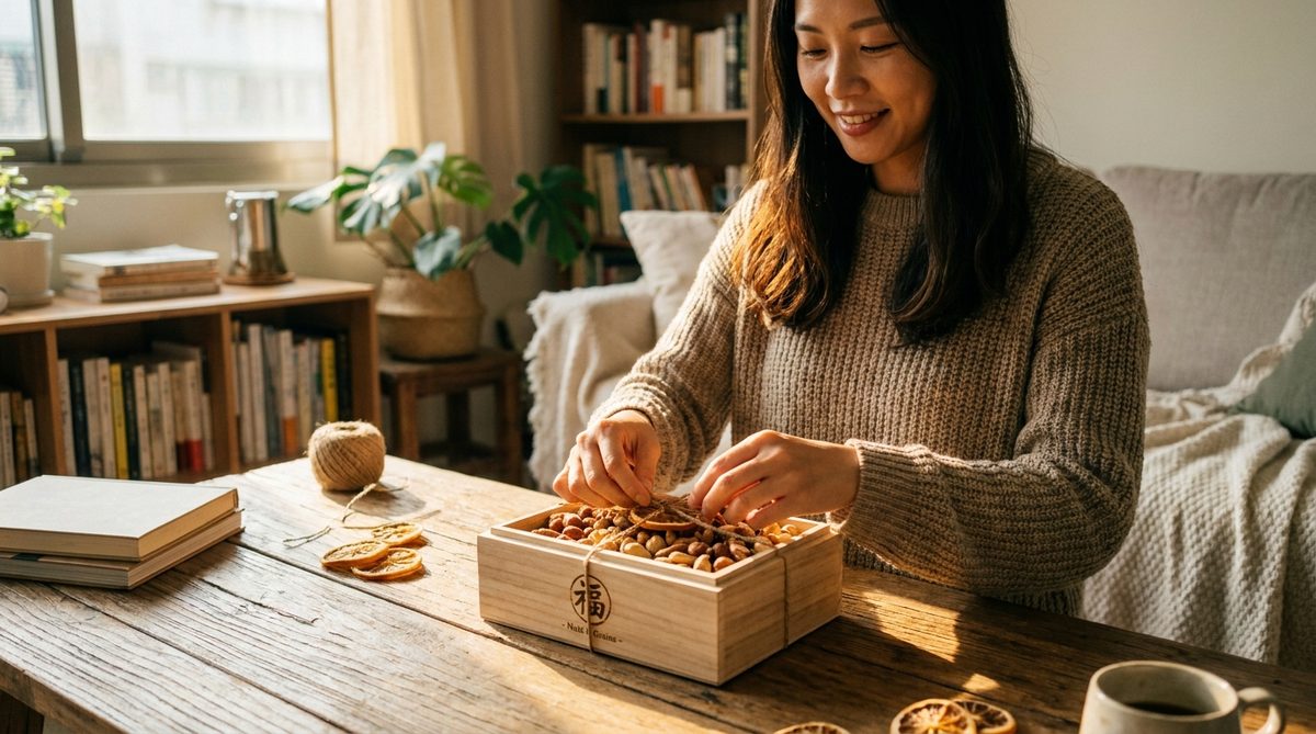 跨年謝禮怎麼挑？堅果禮盒送出鹿港人情味