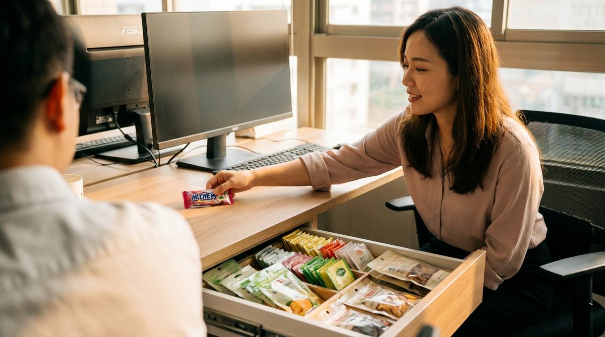 同事生病時，你抽屜裡該備的健康零食推薦
