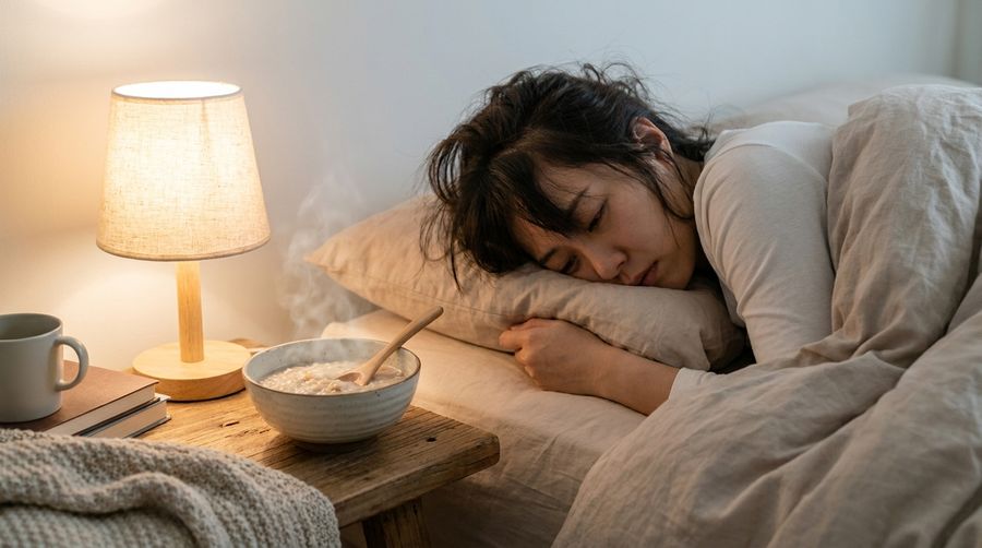 那天發燒到三十九度，只想喝一口熱粥
